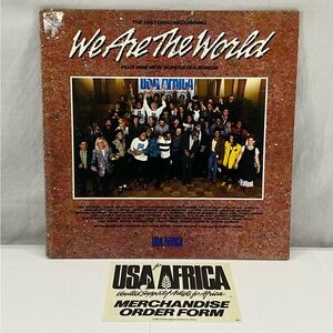 We Are The World USA For Africa LP (Columbia 40043)